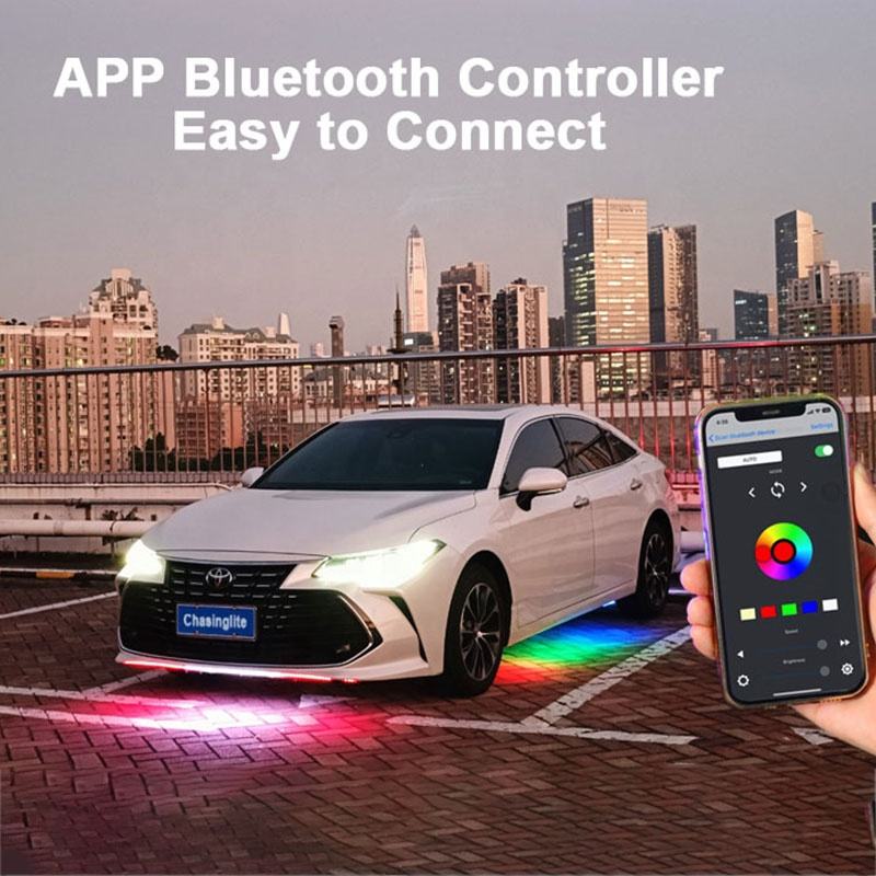 RGBPRO Premium Universal Car Underglow LED Kit – With Relay Fuse Battery Protection (IP67 Waterproof)