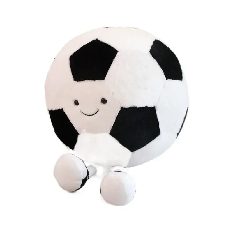 Cute Football & Soccer Plush Doll – Soft Stuffed Sports Toy for Kids, Fun Gift for Birthdays & Holidays