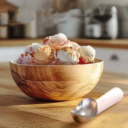 Rechargeable Electric Heated Ice Cream Scoop with LED Display for Hard Ice Cream